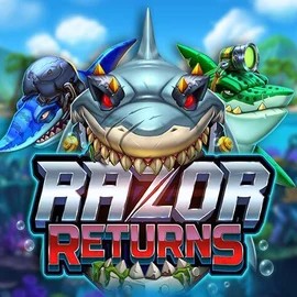 Razor Returns logo by Push Gaming at Novibet Casino